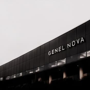The Genel Nøva building seen from below